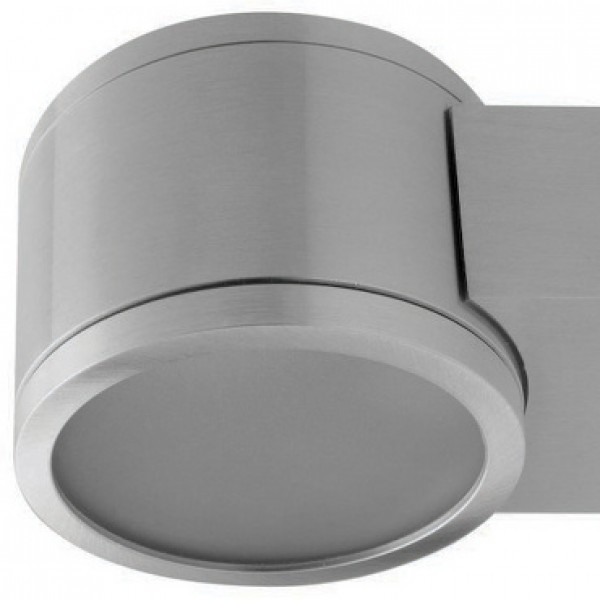 RENDL Outlet COLLEA Wandleuchte Aluminium/Glas satiniert 230V G9 5W IP54 20090 1