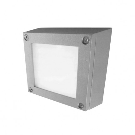 RENDL Outlet LERRY LED 16 overflademonteret sølvgrå/hvid 230V LED 1W IP54 45215 1