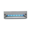 RENDL minI LED RC empotrada gris plata/azul 230V LED 0.8W IP54 45226 1