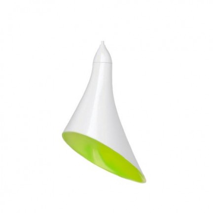RENDL Outlet Lily by Jenny Keate pendant white/green plastic 230V E14 40W 80049 1