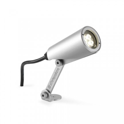 RENDL Outlet RX4 DC outdoor reflector silver grey aluminum 700mA LED 7W 30° IP65 3200K 80160 1
