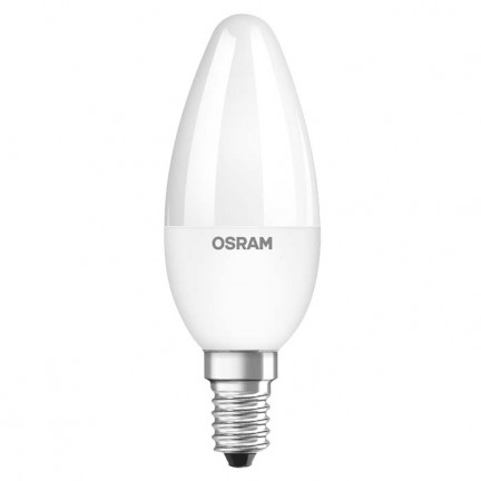 RENDL žárovka OSRAM ADV svíčková GLOWdim matná 230V E14 LED EQ40 2700K G12209 1