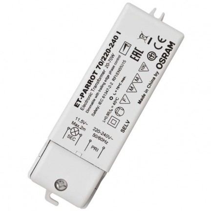 RENDL intrerupatoare si accesorii TRAFO 20-70W 12V AC DIMM 12V 70W G13002 1