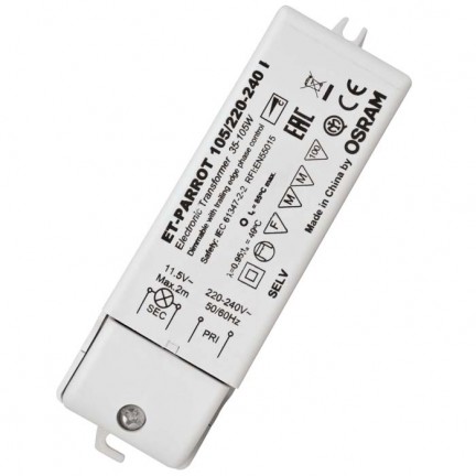 RENDL accessoire pour lampe TRAFO 35-105W 12V AC DIMM 12V 105W G13003 1