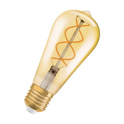 RENDL ampoule OSRAM Vintage Edison SPIRAL ambre 230V E27 LED EQ25 2000K G13309 1