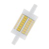 RENDL žárovka OSRAM LINE 78mm DIMM čirá 230V R7s LED EQ100 2700K G13467 4