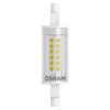 RENDL ampoule OSRAM SLIM LINE 78mm clair 230V R7S LED EQ60 300° 2700K G13575 1