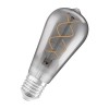 RENDL ampoule OSRAM Vintage Edison SPIRAL couleur fumée 230V E27 LED EQ15 1800K G13581 3