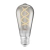 RENDL Žarulja OSRAM Vintage Edison SPIRALNA boje dima 230V E27 LED EQ15 1800K G13581 2