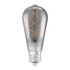 RENDL ampoule OSRAM Vintage Edison SPIRAL couleur fumée 230V E27 LED EQ15 1800K G13581 1
