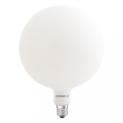 RENDL Glühbirne OSRAM Globe 200 DIMM Matt 230V E27 LED EQ60 2700K G14438 1