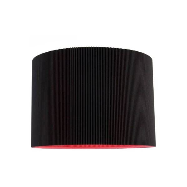 RENDL Outlet MICRO PLEAT S Lampenschirm schwarz/rosé 230V max. 60W MICROPT02 1