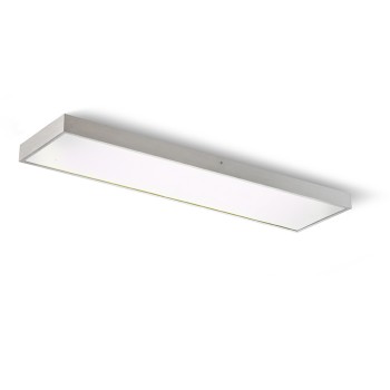 RENDL přisazené svítidlo STRUCTURAL 120x30 přisazená česaný hliník 230V G5 3x28W R10098 3