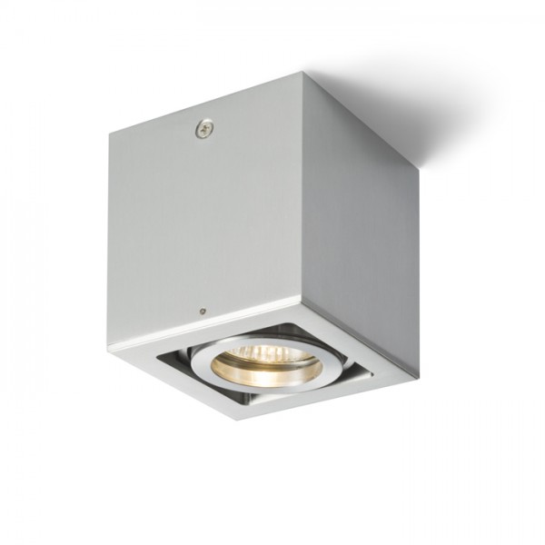 RENDL luminaire en saillie BERIT I plafonnier aluminium 230V GU10 50W R10119 1