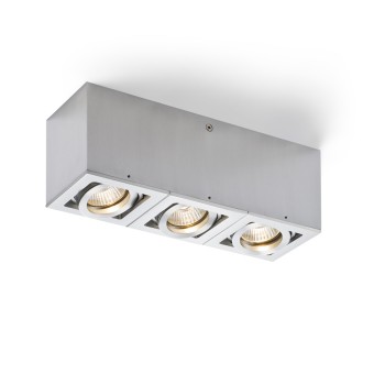 RENDL surface mounted lamp BERIT III aluminum 230V GU10 3x50W R10121 5