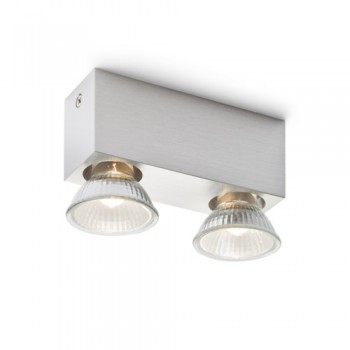RENDL pinta-asennettu valaisin MARVEL II alumiini 230V GU10 2x50W R10123 2