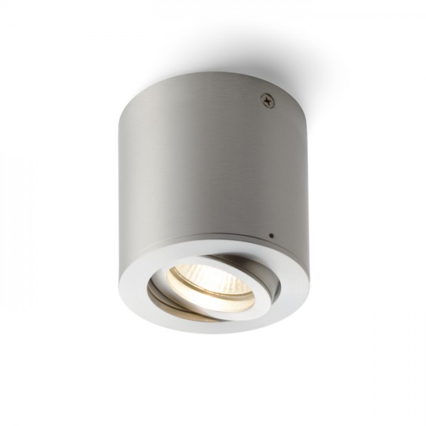 RENDL overflademonteret lampe MOCCA loft aluminium 230V GU10 50W R10124 1