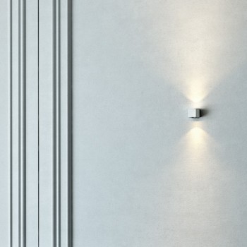 RENDL wall lamp ADVANTAGE II aluminium 230V/700mA LED 2x3W 3000K R10152 6