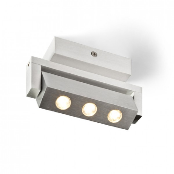 RENDL spotlight TICO III retningsindstillelig aluminium 230V/350mA LED 3x1W 3000K R10177 1
