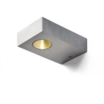 RENDL Zidna svjetiljka NOZ LED zidna brušeni aluminij 230V/700mA LED 3W 3000K R10197 1