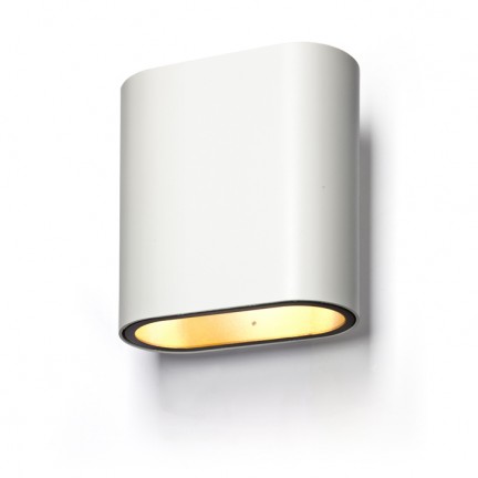 RENDL Outlet TETE LED II wandlamp wit 230V/700mA LED 2x3W 3000K R10207 1