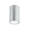 RENDL lámpara de techo MEA de techo cilíndrico aluminio cepillado 230V LED E27 15W R10212 2