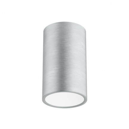 RENDL Outlet MEA stropní válcová česaný hliník 230V LED E27 15W R10212 2