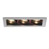 RENDL mennyezeti lámpa MONE III dönthető ezüstszürke 12V GU5,3 3x50W R10218 4