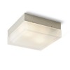 RENDL surface mounted lamp ASTONISH 185 square stainless steel 230V E27 2x28W R10221 8