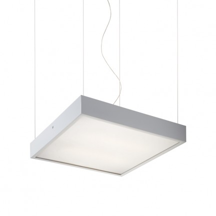 RENDL Outlet STRUCTURAL 40x40 pendant white 230V 2G11 2x24W R10258 1