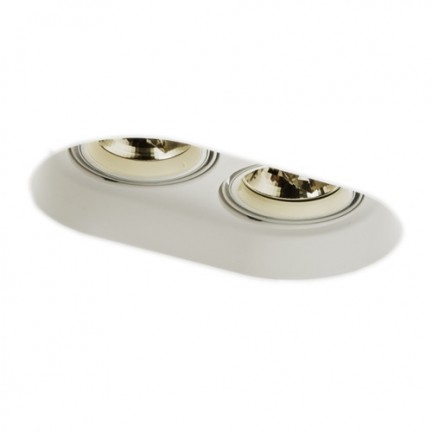 RENDL Outlet DINGO II kippbar gips 230V LED G53 2x15W R10270 1