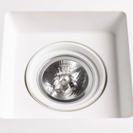 RENDL Ugradbena svjetiljka DINO SQ G53 podesiva gips 12V G53 50W R10272 2