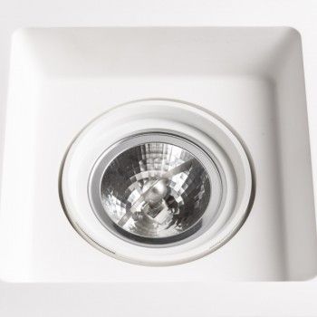 RENDL upotettava valaisin DINO SQ G53 suunnattava kipsi 12V G53 50W R10272 7