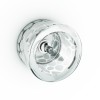 RENDL indbygget lampe ZERAF indbygget klart glas/satineret glas 230V G9 40W R10281 5