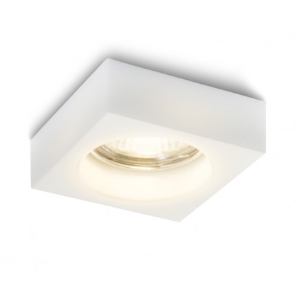 RENDL Outlet BIANCA SQ recessed opal-colored glass 230V GU10 50W R10304 1