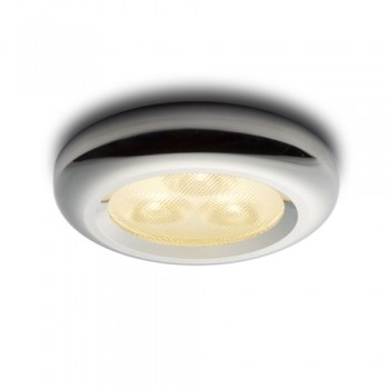 RENDL upotettava valaisin ESTA LED upotettu sis.ajurin kromi 230V/350mA LED 3x1W 3000K R10309 6