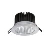 RENDL Outlet MAYDAY B 14 inbouwplafondlamp Gepolijst aluminium 230V/500mA LED 15W 2700K R10320 2