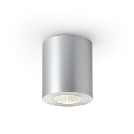 RENDL Outlet MAYO R plafondlamp Geborsteld Aluminium 230V/700mA LED 9W 36° 2700K R10323 1