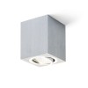 RENDL surface mounted lamp MAYO SQ ceiling directional brushed aluminum 230V/700mA LED 9W 36° 2700K R10325 3