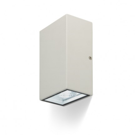 RENDL DIXIE 10x16 de pared blanco 230V LED 2x5W 84° IP54 3000K R10352 1
