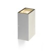 RENDL Vanjska svjetiljka DIXIE 10x16 zidna srebrno siva 230V LED 2x5W 92° IP54 3000K R10354 1