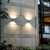 RENDL udendørslampe DIXIE 10x16 væg sølvgrå 230V LED 2x5W 92° IP54 3000K R10354 2