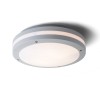 RENDL buiten lamp SONYA 30 zilvergrijs 230V LED E27 2x11W IP54 R10362 1