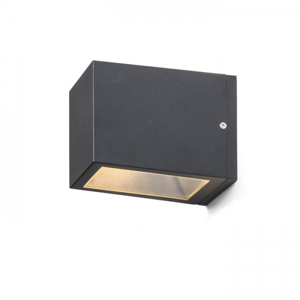RENDL luminaire d'éxterieur CABOX II murale gris anthracite 230V LED E27 15W IP54 R10384 1