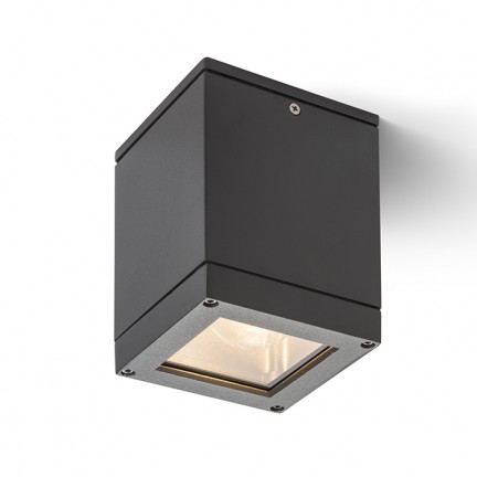 RENDL outdoor lamp QUADRA M ceiling anthracite grey 230V LED E27 8W IP54 R10385 1
