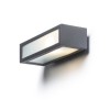 RENDL luminaria de exterior GINO de pared gris antracita 230V LED E27 11W IP44 R10387 2