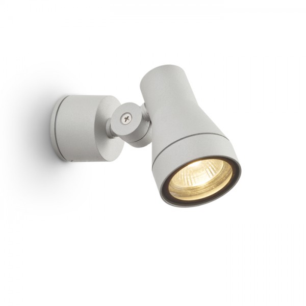 RENDL Vanjska svjetiljka DIREZZA zidna srebrno siva 230V LED GU10 8W IP54 R10388 1