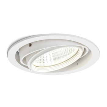 RENDL recessed light QTEC recessed white 230V/700mA LED 25W 33° 3000K R10393 6