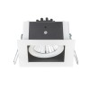 RENDL recessed light SAM recessed directional white 230V LED 5.4W 27° 3000K R10403 2