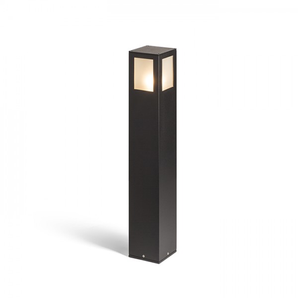 RENDL ulkotilan valaisin PONDER 65 pollari musta 230V LED E27 15W IP44 R10433 1